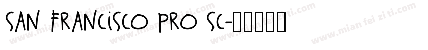 San Francisco Pro SC字体转换
